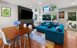 Interior - Stylish Queen Anne townhouse with rooftop deck, secure parking, walk score 94!  (Seattle)