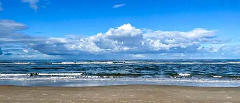 Nära stranden och fiske