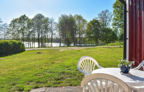 Amazing home in Markaryd with lake view