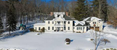 Majoituspaikan julkisivu