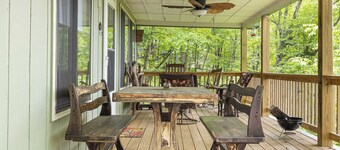 Deck w/ Forest Views, Ping Pong Blue Ridge Mtn Escape Ash Vale by Avantstay