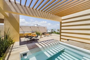 Outdoor dining - Amazing PH Studio very close to the 5th Ave (Playa del Carmen)