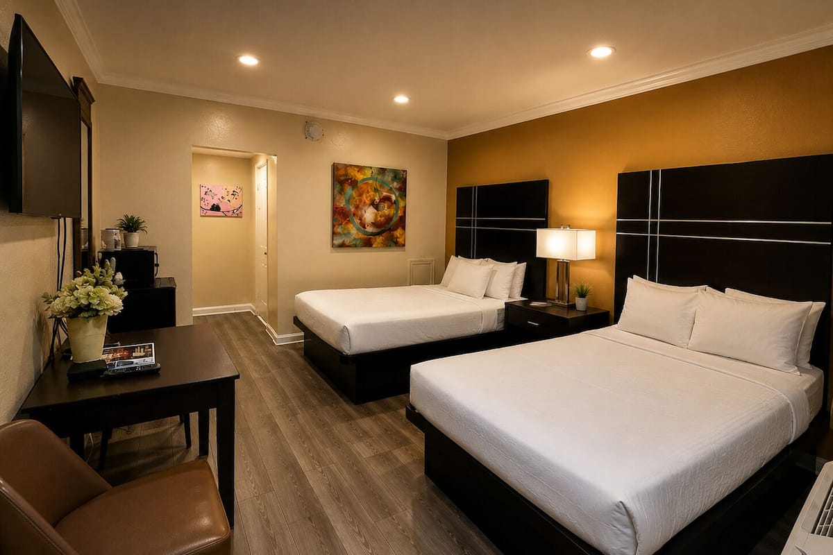 Free WiFi, bed sheets