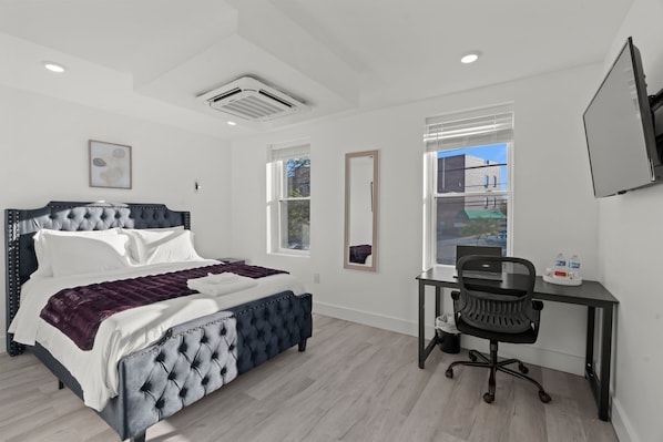 1 chambre, literie de qualité supérieure, matelas mémoire de forme