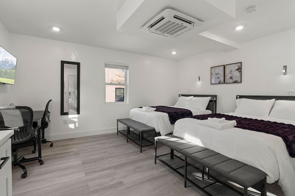 1 habitación y ropa de cama de alta calidad