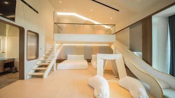 Signature Quadruple Room | Premium bedding, blackout curtains, free WiFi, bed sheets