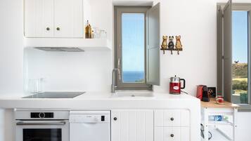 Kühlschrank, Ofen, Herdplatte, Geschirrspüler