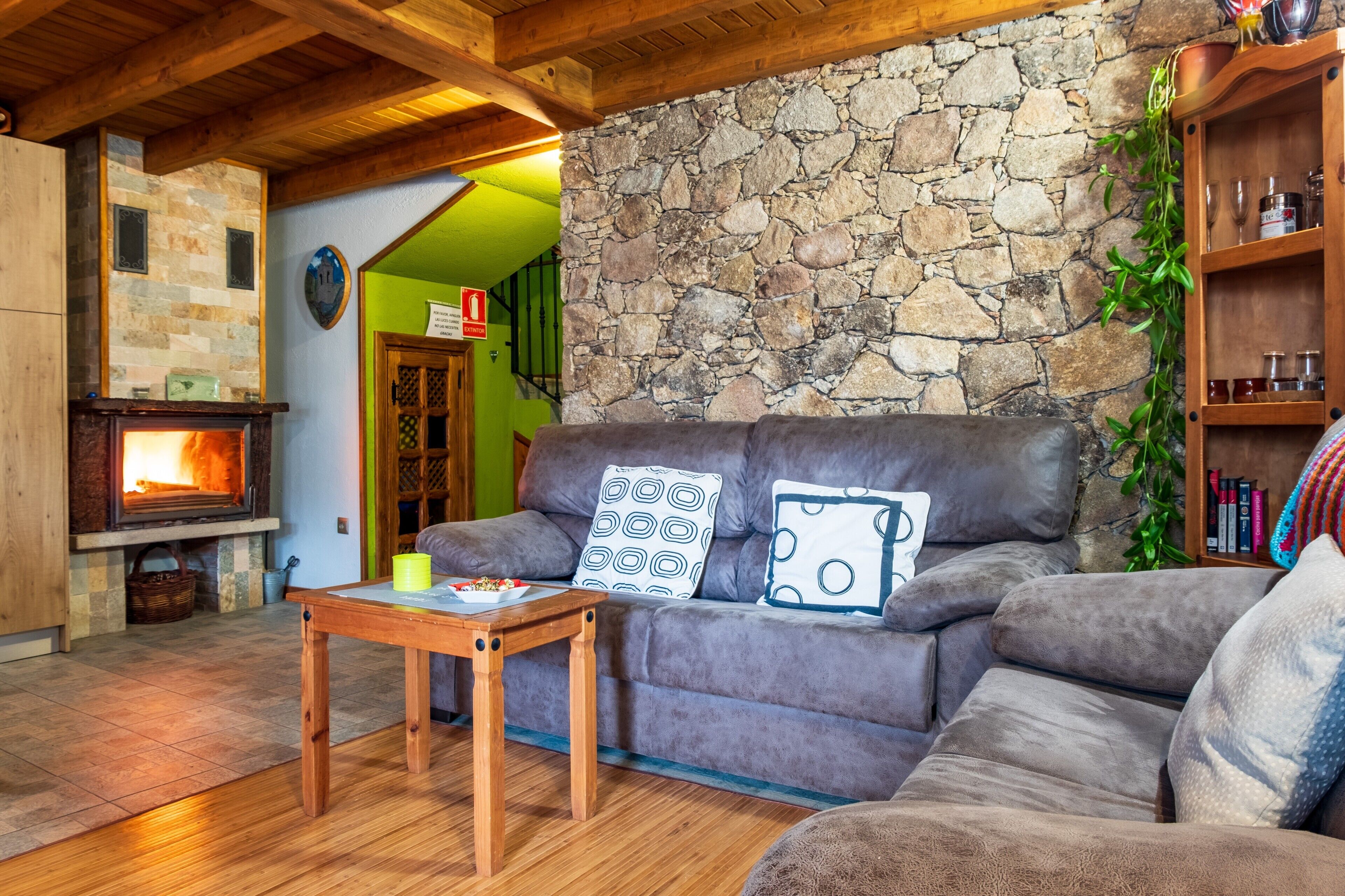 Televisor i llar de foc 