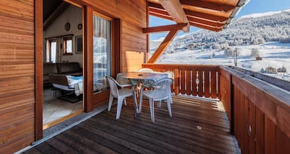 Appartement "Gerry House" avec vue sur les montagnes, balcon et Wi-Fi