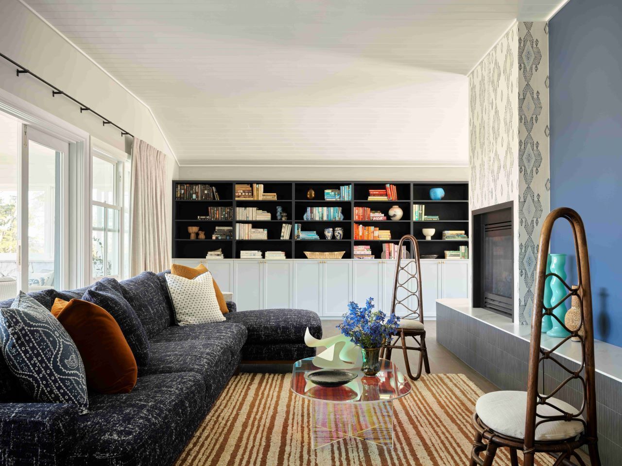 TV, fireplace, stereo