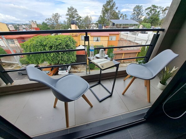 Family Double Room, Balcony, City View | Balcony