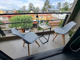 Family Double Room, Balcony, City View | Balcony