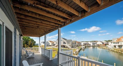 Anchor's Away | Captain's Cove Waterfront w/ Pool & Golf, Pet Friendly + First-Floor Suite
