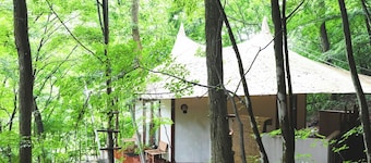 Two meals included Glamping while enjoying the f / Shiojiri Nagano