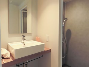 Hair dryer, towels