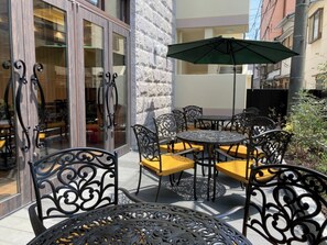 Outdoor dining - Nonsmoking Twin room Room only Simple stay wi / Osaka Ōsaka (Osaka)