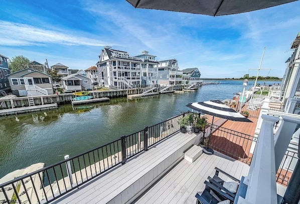 Terrace/patio - DOWNTOWN WATERFRONT - Luxury Single Family in the heart of Ocean City (Ocean City)