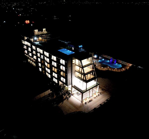 Façade de l’hébergement