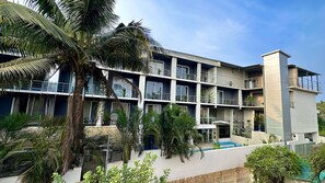 Blick von der Unterkunft