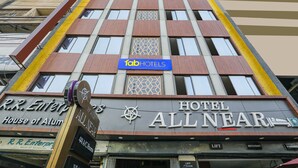 A hotel named "Hotel All Near" with a sign for "fab hotels" above it. - Fabhotel All Near (Raipur)