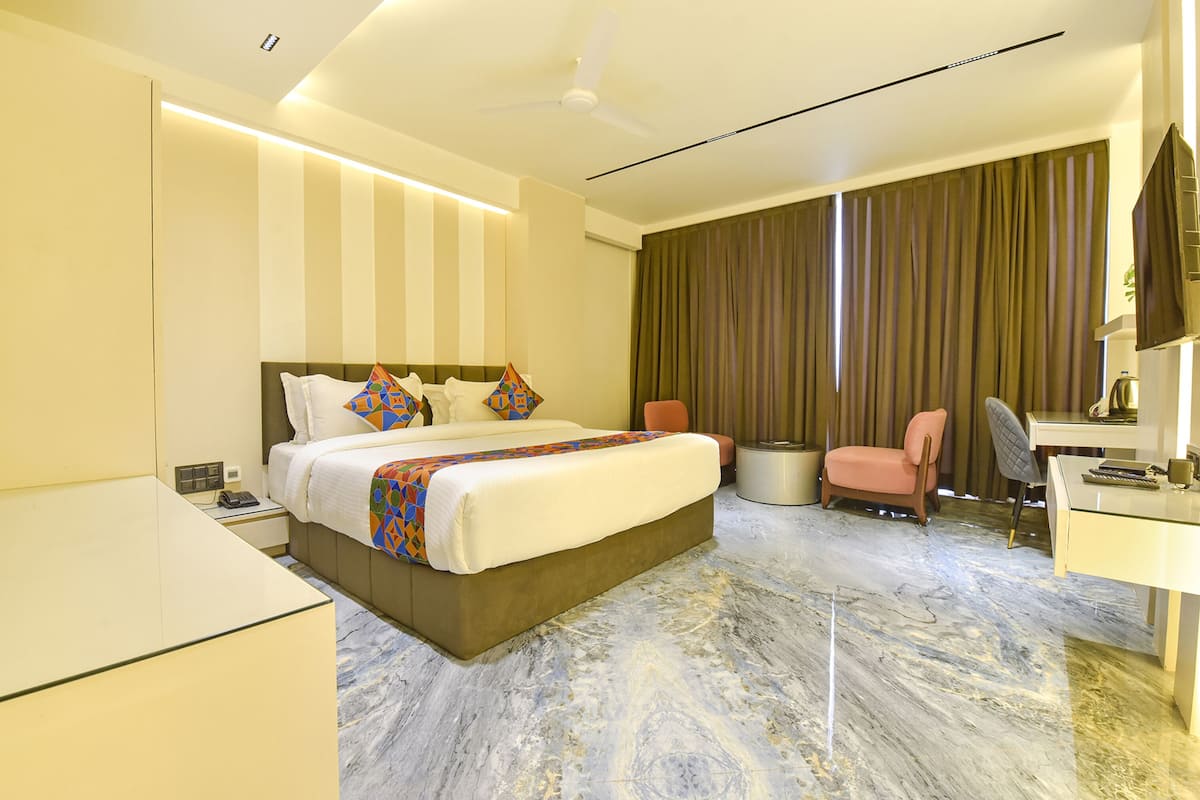 Suite Mewah | 1 kamar tidur, seprai katun Mesir, seprai premium, dan brankas