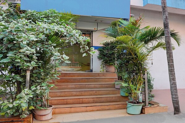 Entrée de l’hébergement