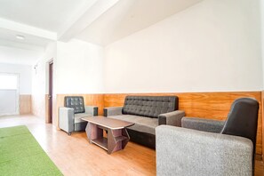 Siddeområde i lobbyen