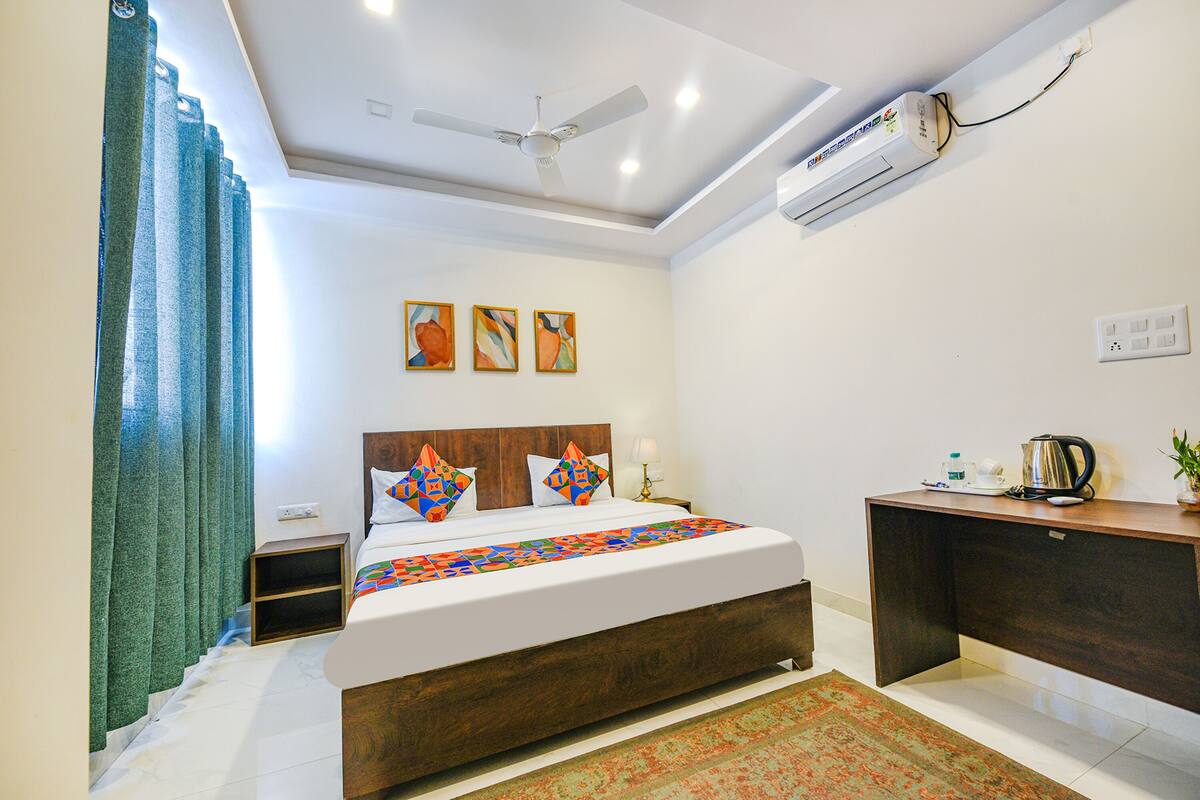 Phòng Deluxe | Bộ trải giường bằng vải cotton Ai Cập, bộ đồ giường cao cấp 