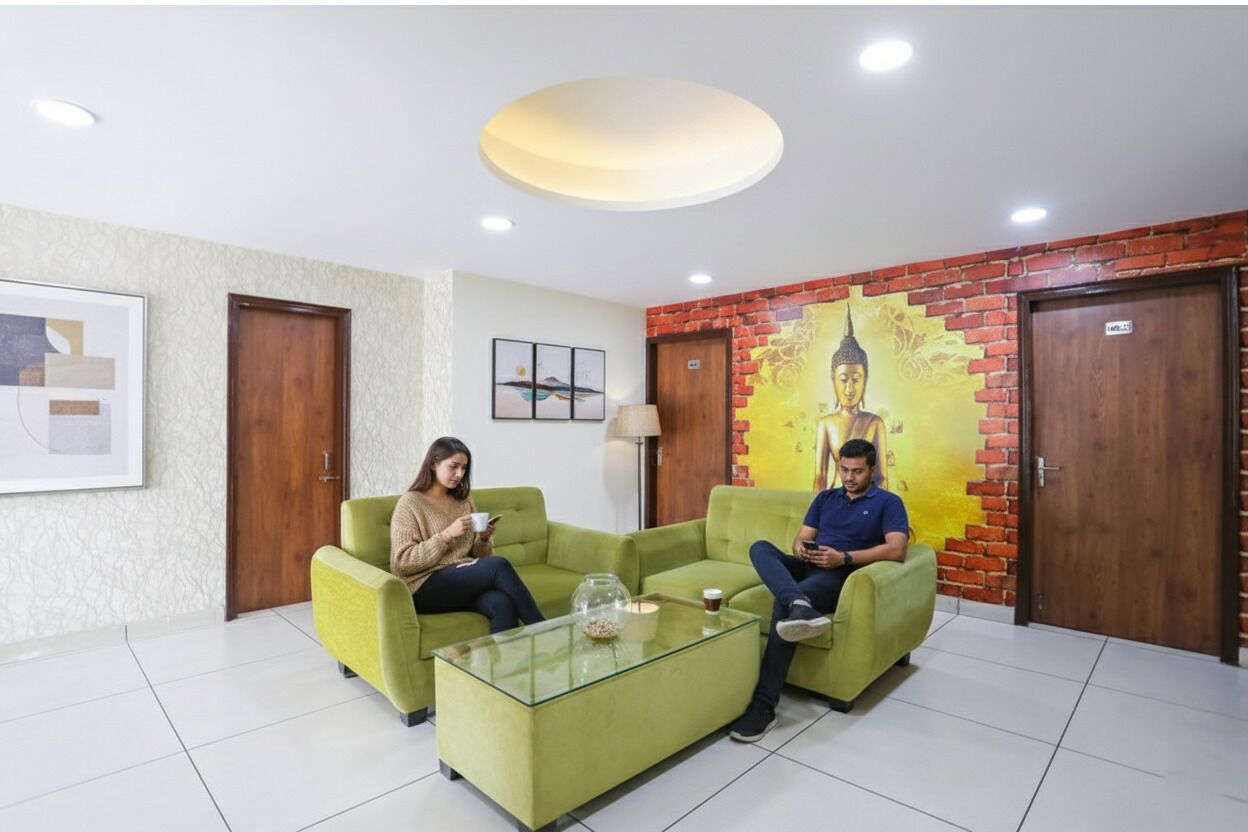 Lobby sitting area
