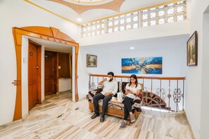 Sitteområde i lobbyen