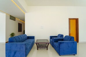 Sittområde i lobbyn