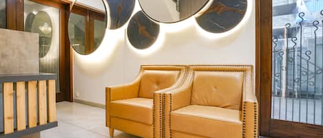 Lobby sitting area