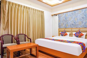 Family Room | Egyptian cotton sheets, premium bedding, in-room safe, free WiFi - FabHotel Lotus Blue (Bhopal)