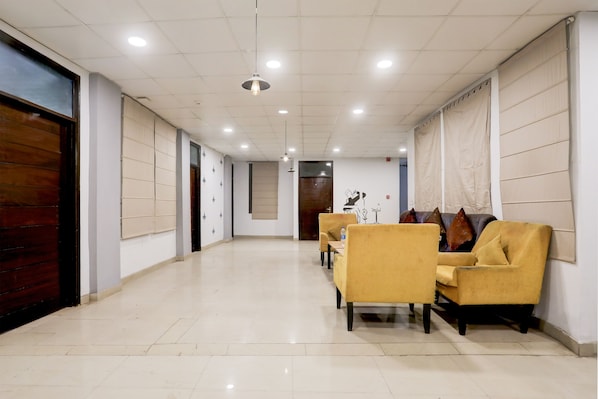 Sitteområde i lobbyen