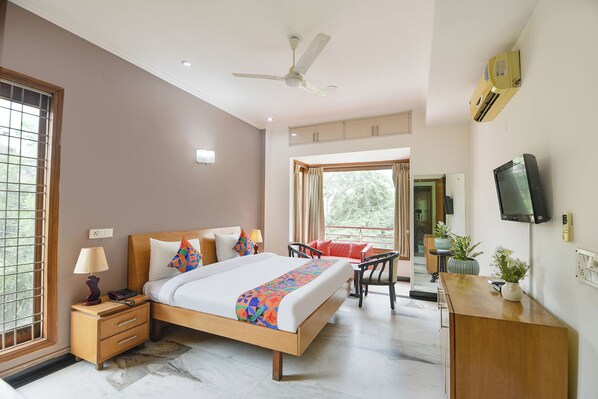 Sengetøy i egyptisk bomull, sengetøy av topp kvalitet og safe på rommet