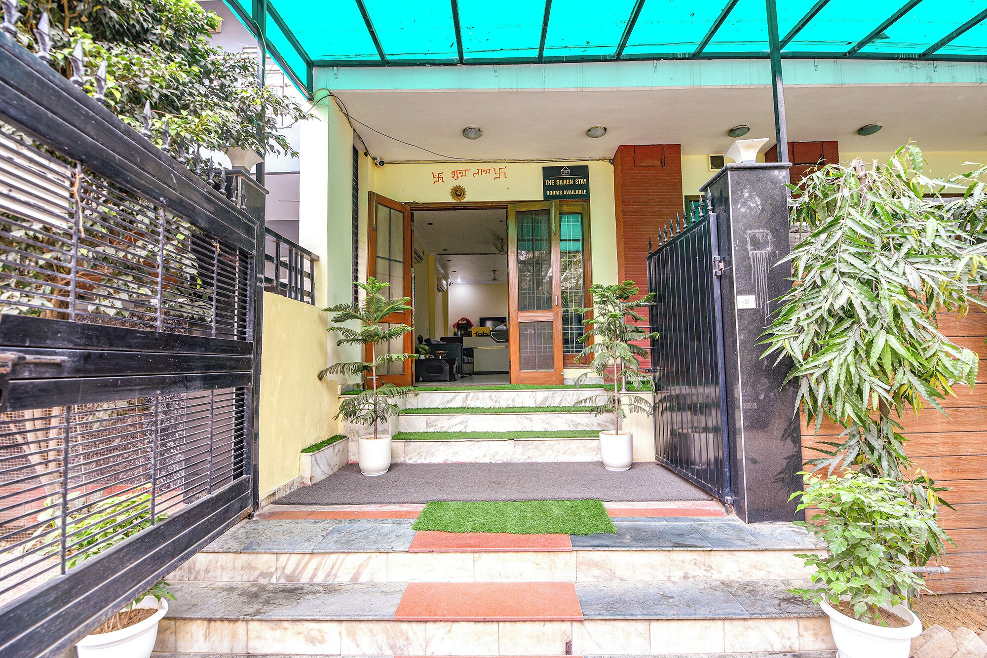 Façade de l’hébergement