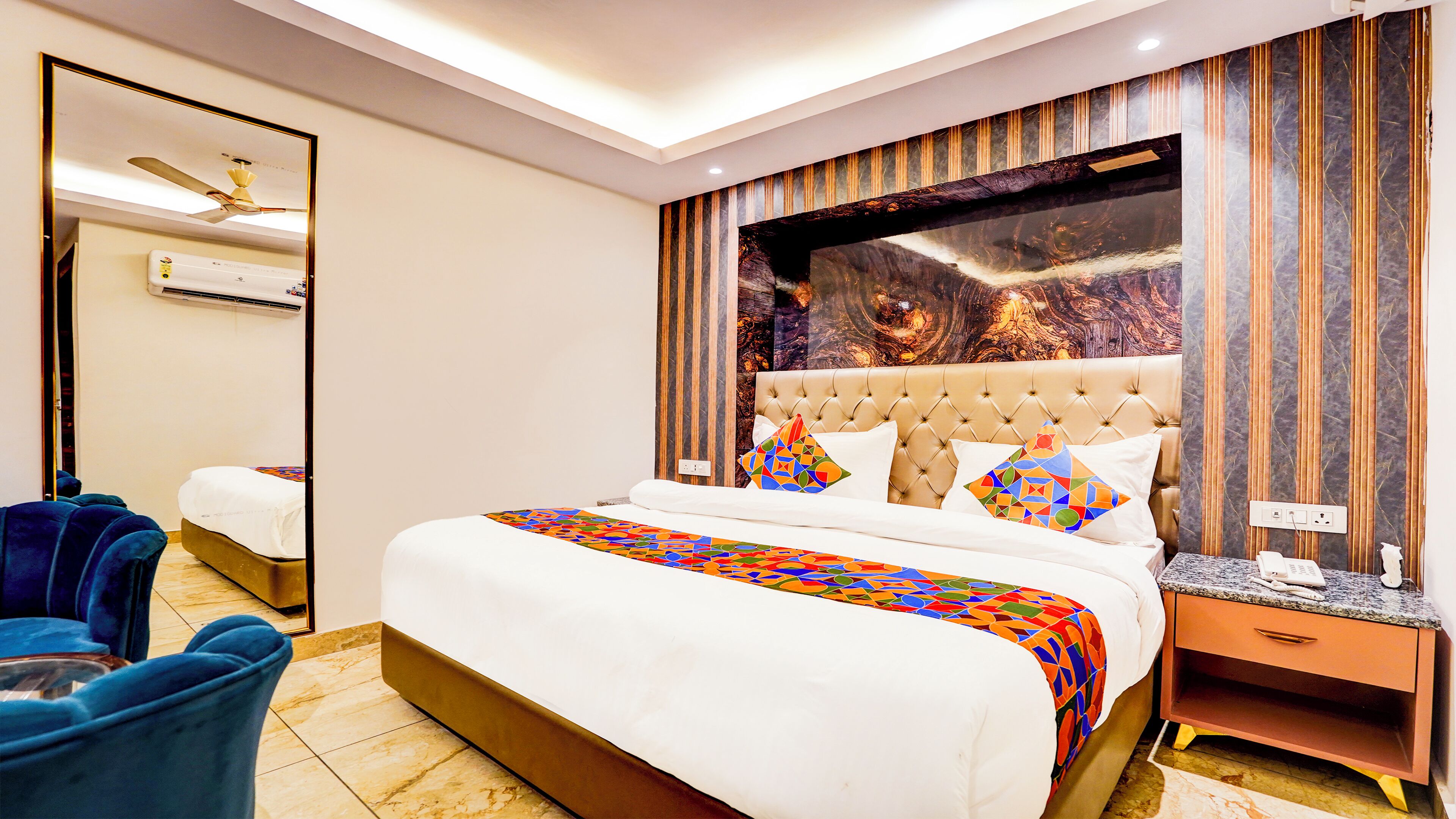 Seprai katun Mesir, seprai premium, brankas, dan Wi-Fi gratis