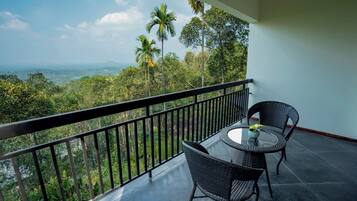 Blick vom Balkon