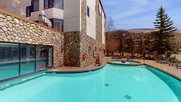 Indoor pool, a heated pool