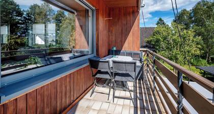 Appartement 'Ut Huuske' avec vue sur les montagnes, Wi-Fi et climatisation