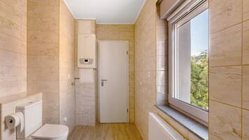 Een douche, een haardroger