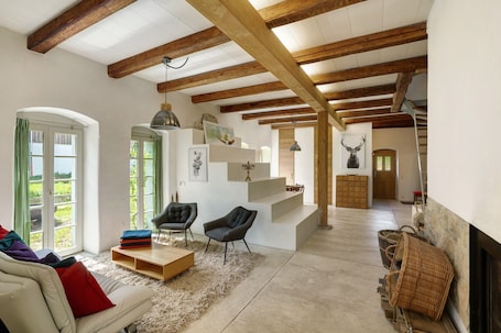 Interior. Holiday Home 'Im Vorwerk Nickern' with Private Terrace, Private Garden and Wi-Fi