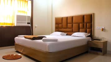Habitación doble Deluxe | Ropa de cama de alta calidad y camas con efecto memoria