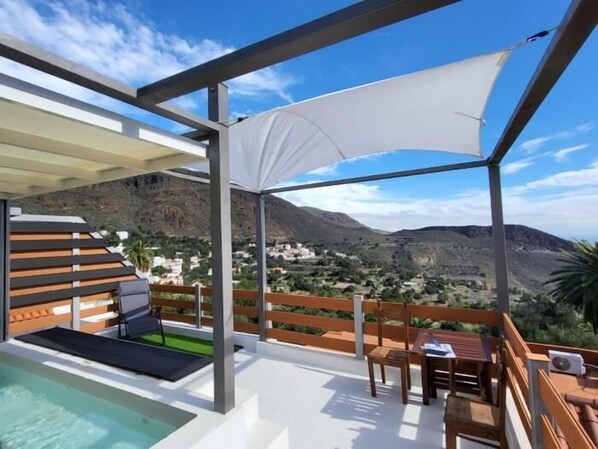 Outdoor dining - Natural beauty at Sol Caldera de Temisas (Temisas)