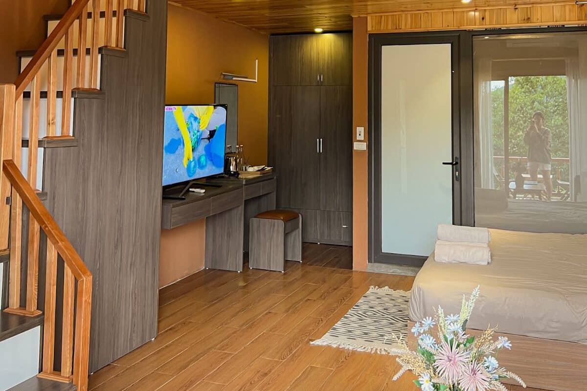 Panorama Twin kamer | Een bureau, gratis wifi, beddengoed