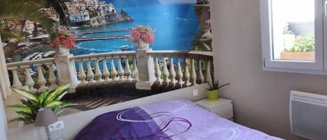 2 chambres, fer et planche à repasser, lit parapluie, Wi-Fi