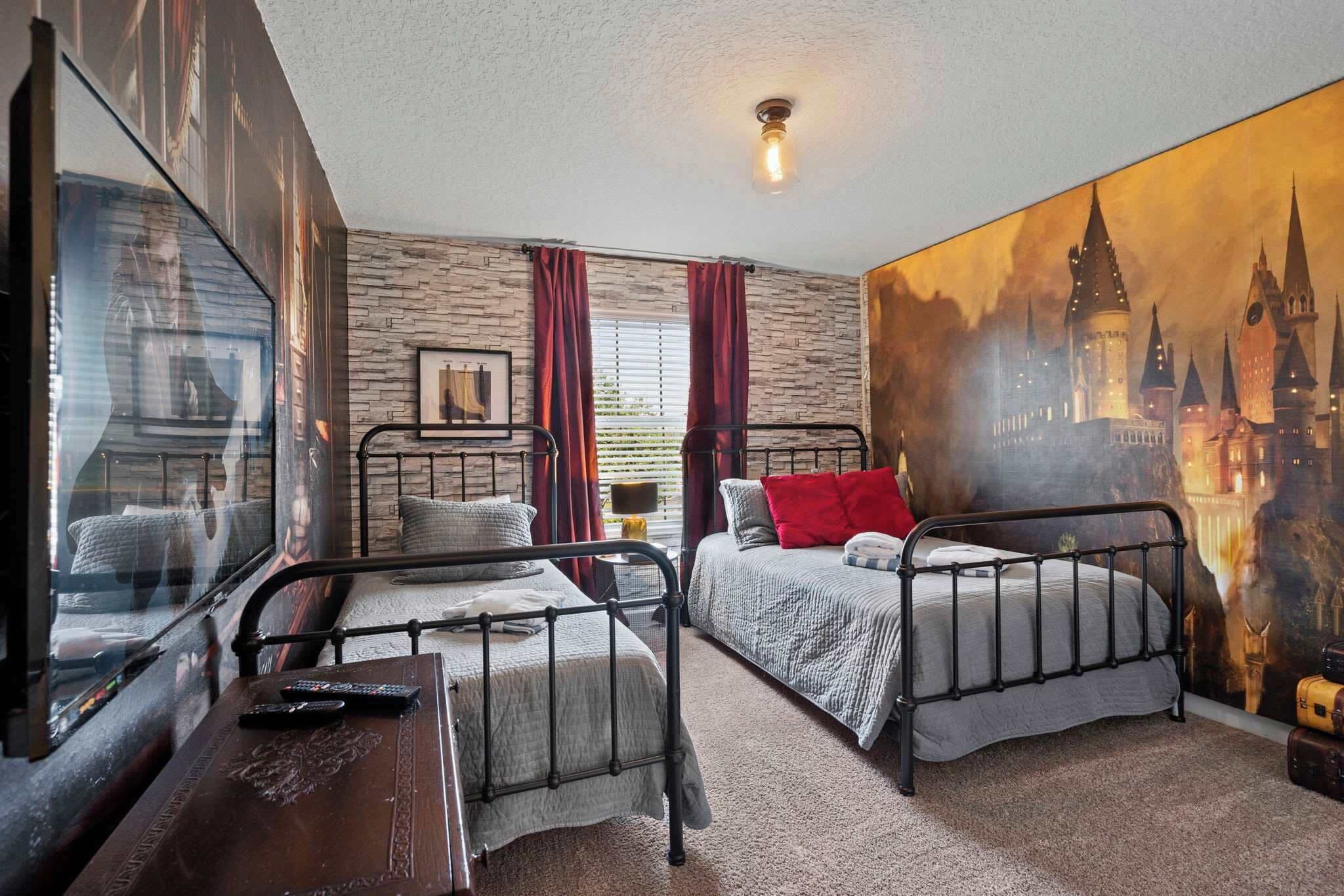 4 bedrooms, iron/ironing board, travel crib, WiFi