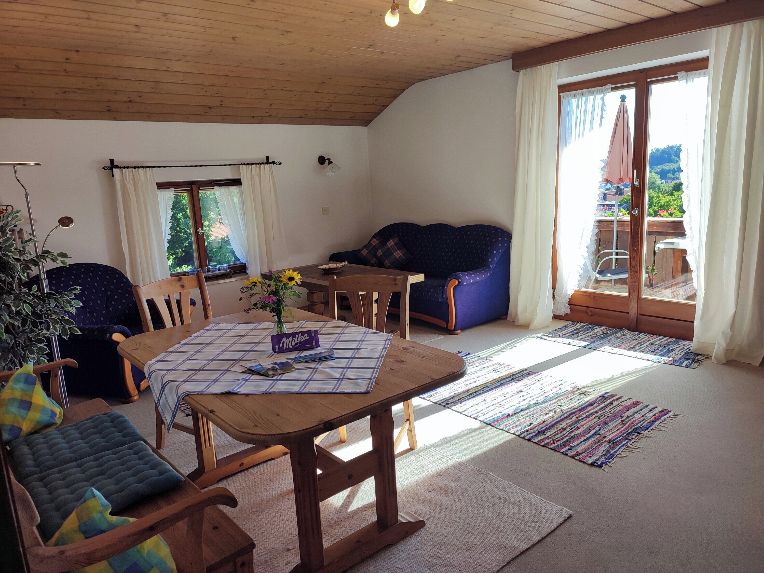 Ferienwohnung Hochgern Mit Separatem Schlafzimmer Und Balkon 70qm - Prien am Chiemsee