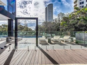 Terrace/patio - Welcome to your luxurious seaside escape at The Sandbar in Burleigh Heads! (Gold Coast)