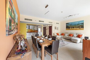 Appartement, 2 chambres | Aire de séjour